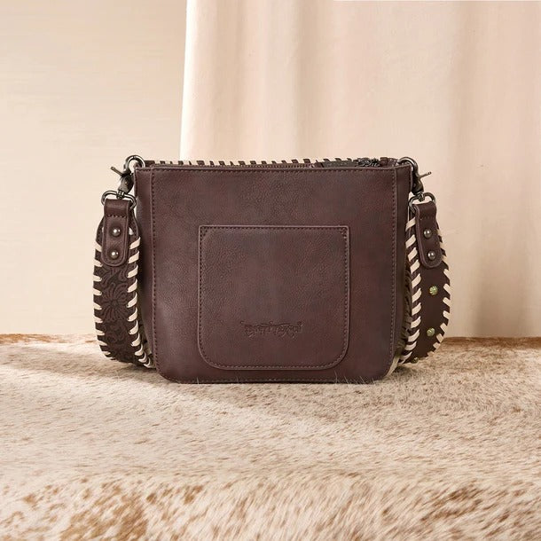 The Lucky Kentucky Cowhide Fringe Purse by Trinity Ranch - Coffee