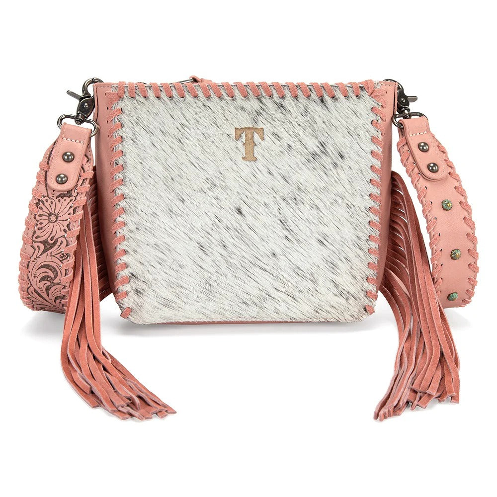 The Lucky Kentucky Cowhide Fringe Purse by Trinity Ranch - Strawberry