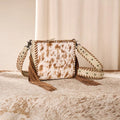 The Lucky Kentucky Cowhide Fringe Purse by Trinity Ranch - Tan
