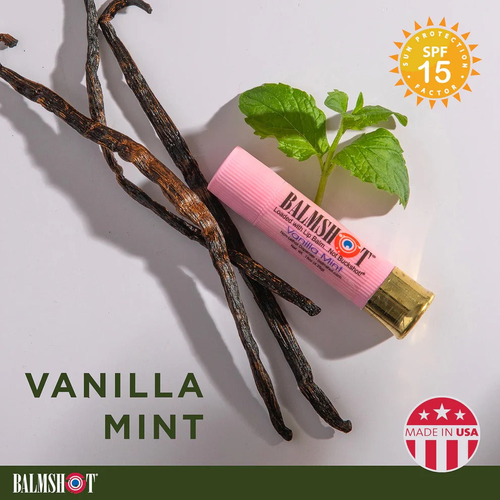Balm Shot Lip Balm- Pure Pink Vanilla Mint
