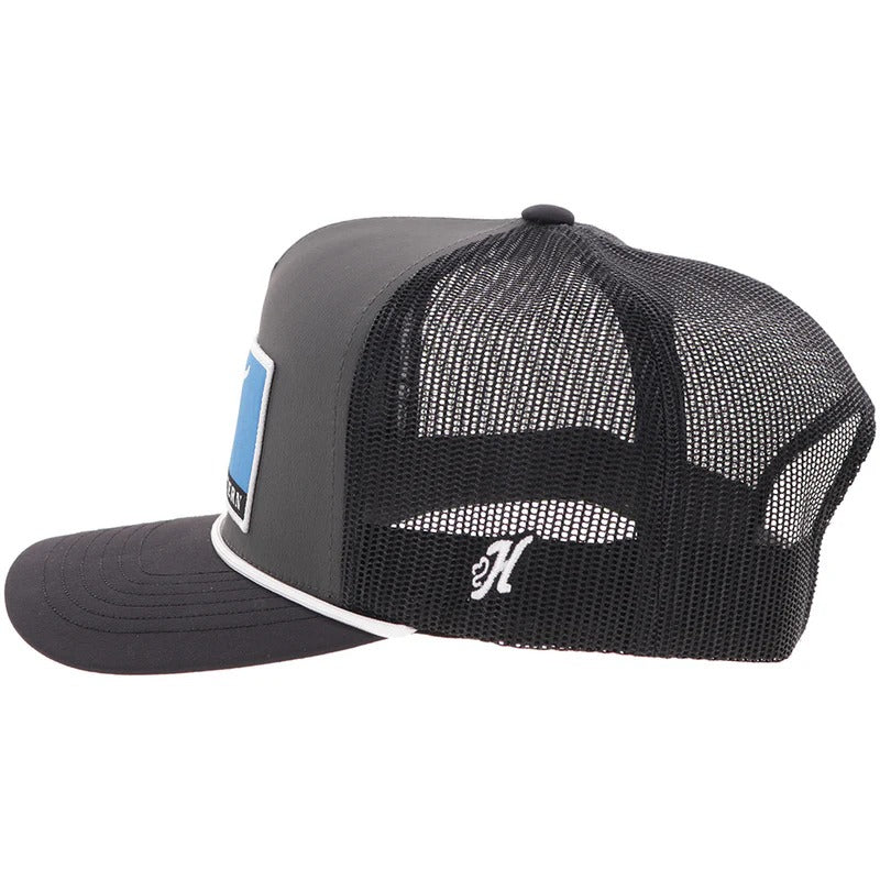 The Wright Western Patch Hat by Hooey in Black/Grey