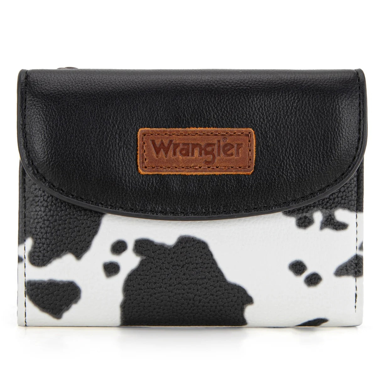 The Dairy Delight Trifold Wallet by Wrangler - Black