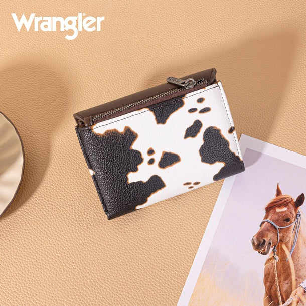 The Dairy Delight Trifold Wallet by Wrangler - Brown