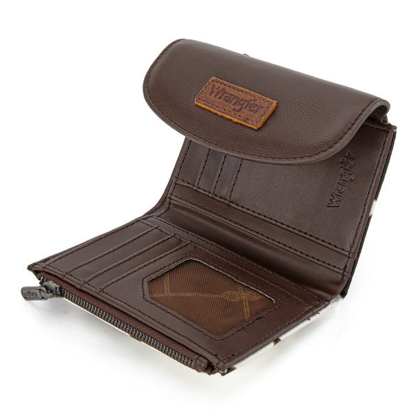 The Dairy Delight Trifold Wallet by Wrangler - Brown