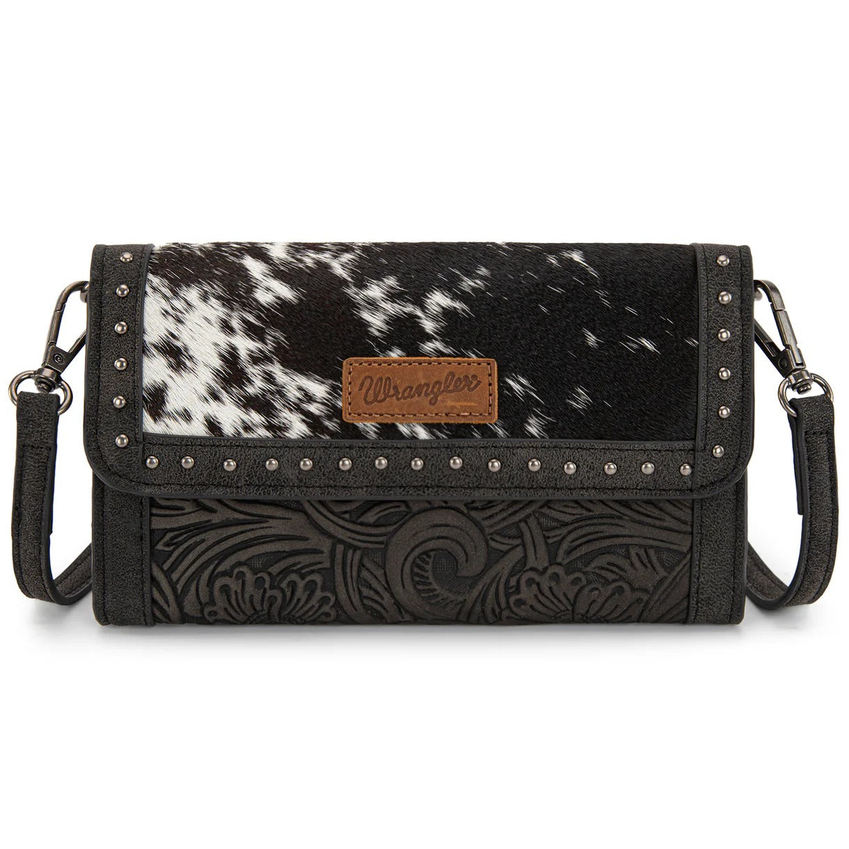 The Albuquerque Crossbody Wallet By Wrangler - Black