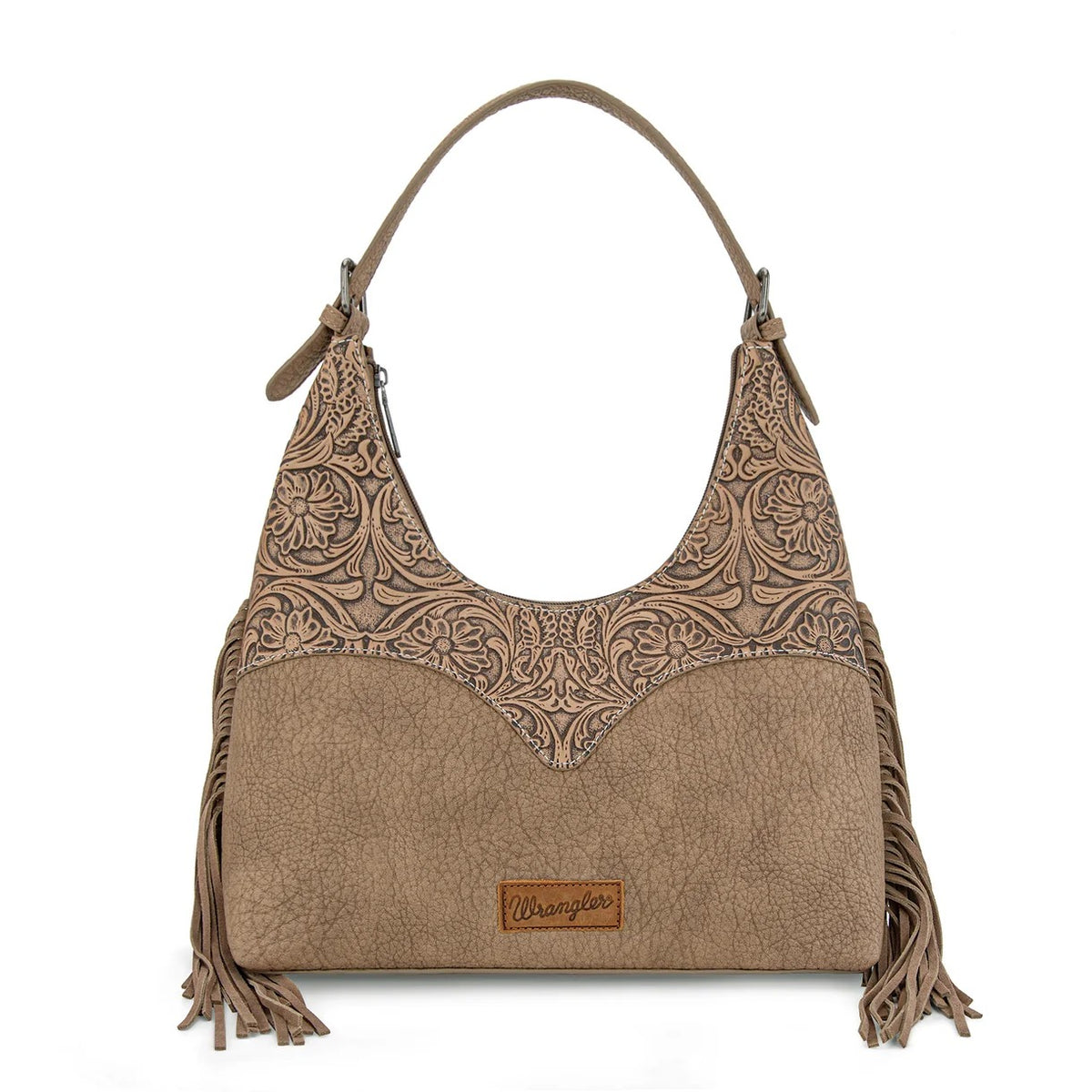 The Classy and Sassy Hobo Style Purse by Wrangler in Tan