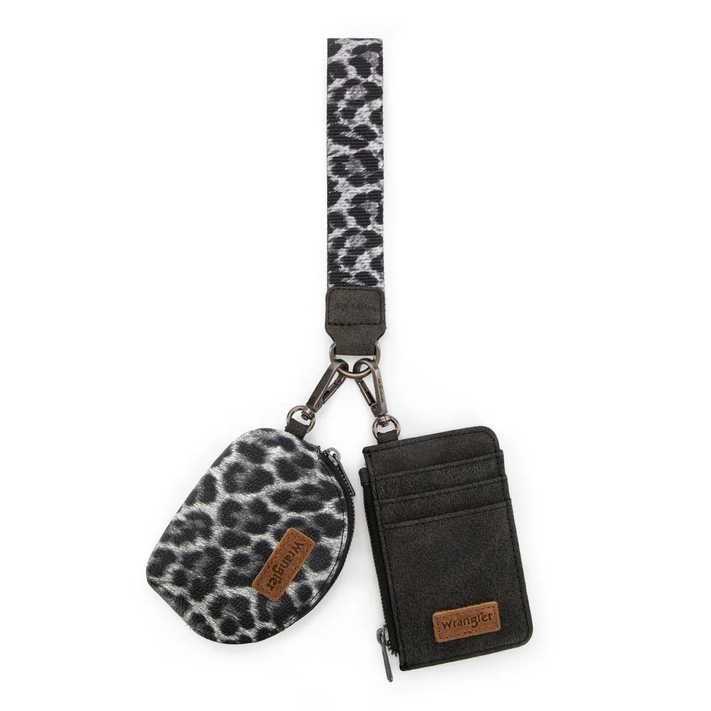 The Cats Meow Wristlet/Key Chain by Wrangler in Black