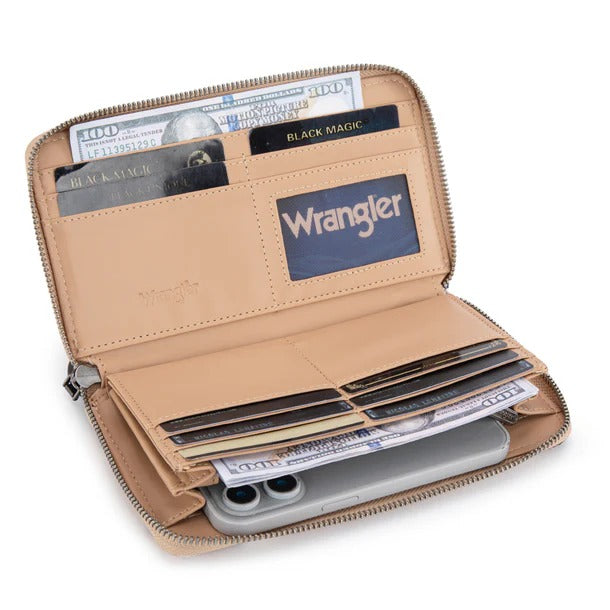 Team Rodeo Wallet by Wrangler in Buckskins & Blues