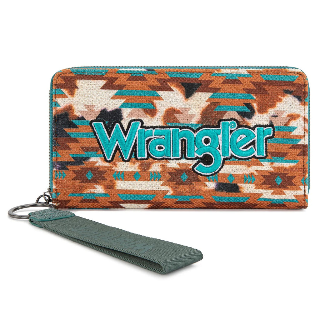 Team Rodeo Wallet by Wrangler in Turquoise
