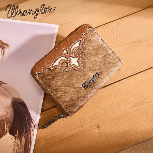 Lucy Lane Wallet by Wrangler in Saddle Brown