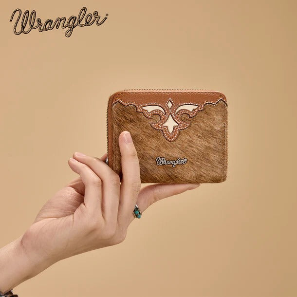 Lucy Lane Wallet by Wrangler in Saddle Brown