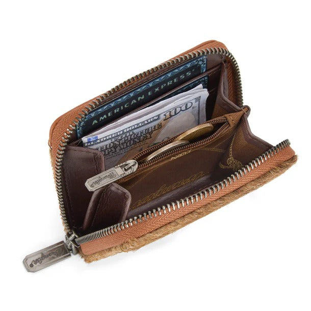 Lucy Lane Wallet by Wrangler in Saddle Brown