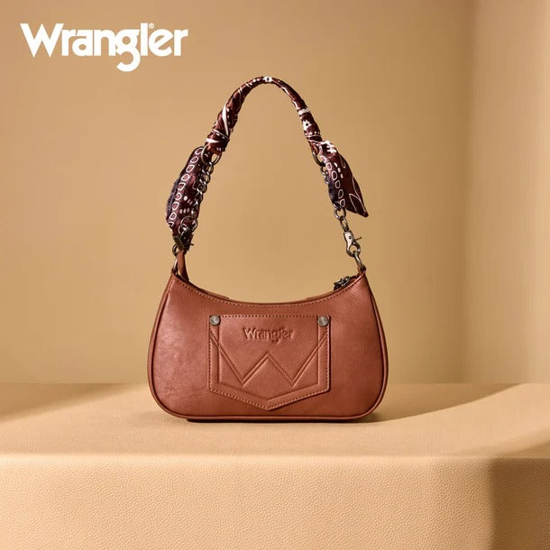 The Bandana Bandit Mini Purse by Wrangler - Brown
