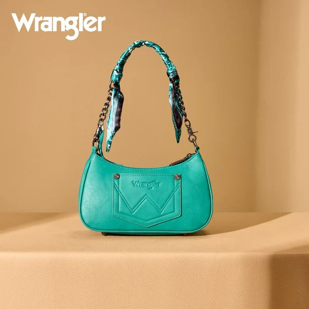 The Bandana Bandit Mini Purse by Wrangler - Turquoise