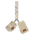 The Bandana Bandit Wristlet/Key Chain by Wrangler in Whipped Cream