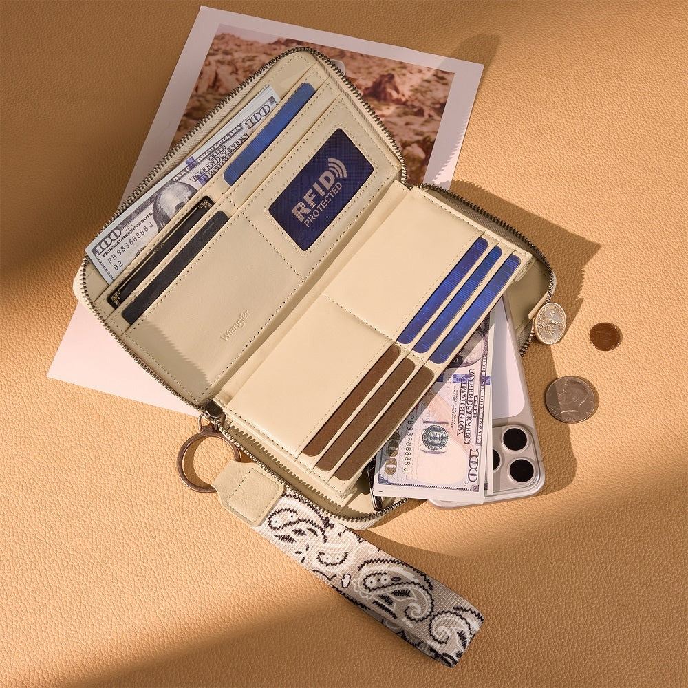 The Bandana Bandit Wallet by Wrangler - Totally Tan