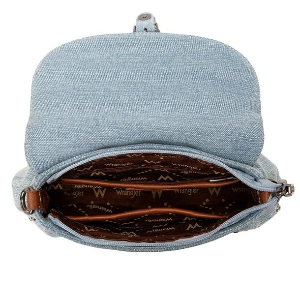 The Denim Delight Purse by Wrangler - Baby Blue Jean