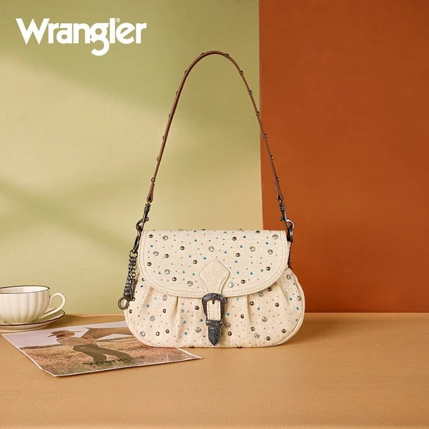 The Denim Delight Purse by Wrangler - Baby Cream Jean