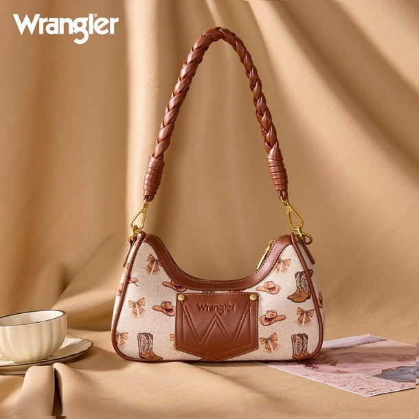 The Lucky Charm Cowgirl Mini Purse by Wrangler - Tan