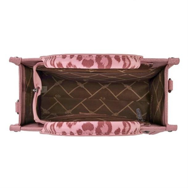 The Cat's Meow Mini Tote Purse by Wrangler - Pink Milkshake