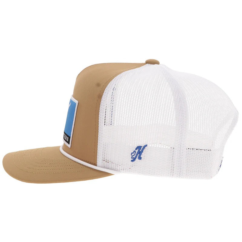 The Wright Western Patch Hat by Hooey in Caramel/White