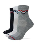The Wrangler Quarter 3 Pack Socks