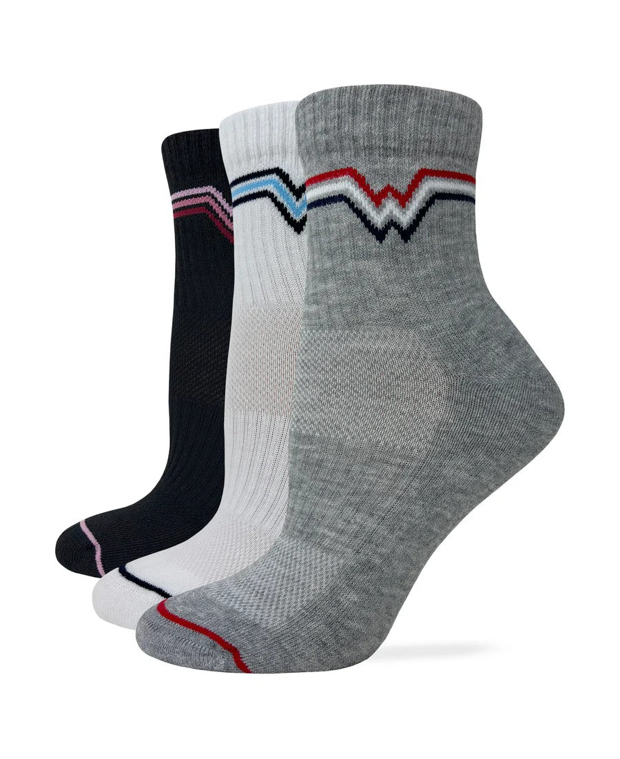 The Wrangler Quarter 3 Pack Socks