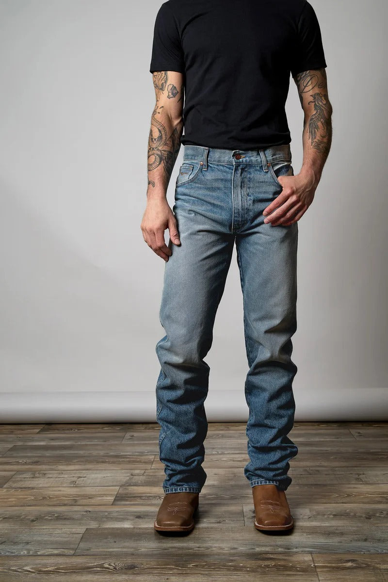 Zach Top Premium Bootcut Men's Jeans by Kimes Ranch - Lt Wash