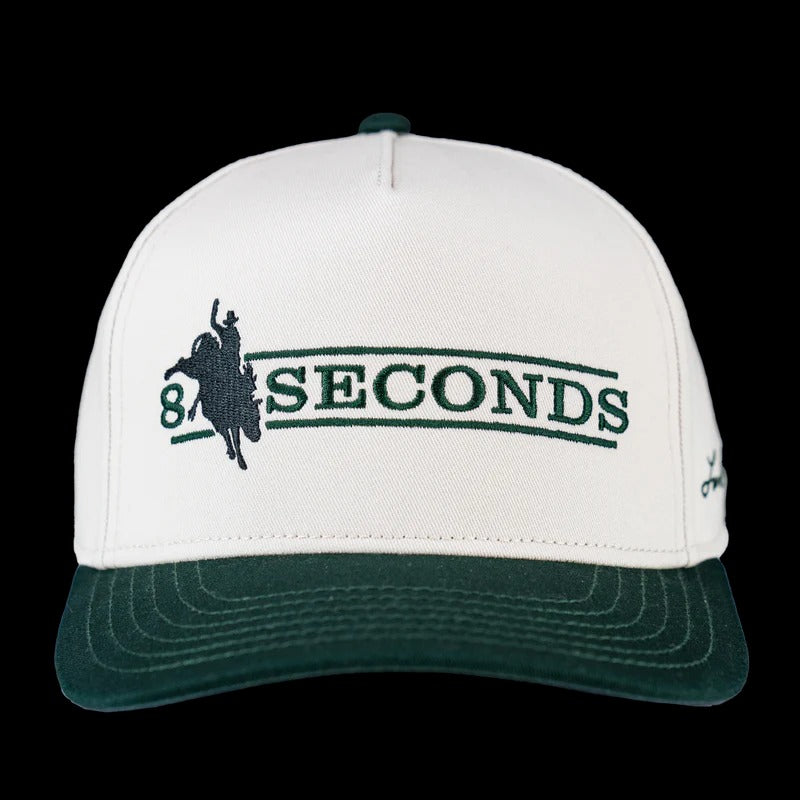 The Eight Hat by Lane Frost in Tan/Forest Green