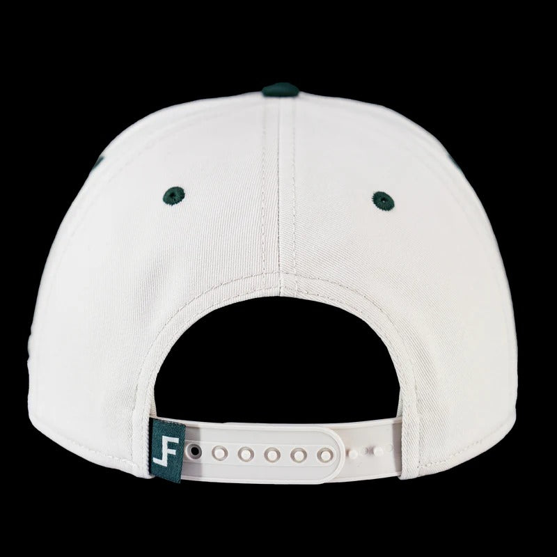 The Eight Hat by Lane Frost in Tan/Forest Green
