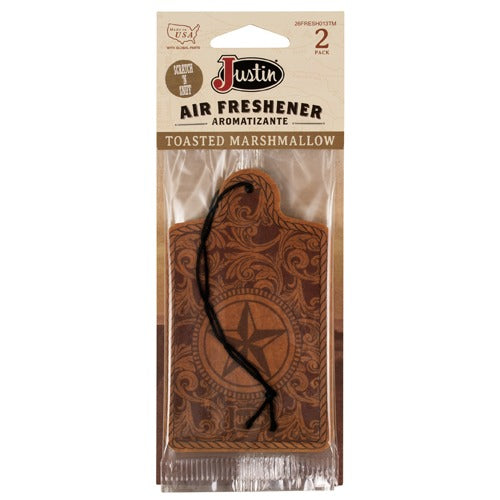 The Western S'morefront Air Freshener by Justin 2-Pack - Toasted Marshmallow