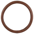 Justin Truck Steering Wheel Cover - Walnut Ostrich