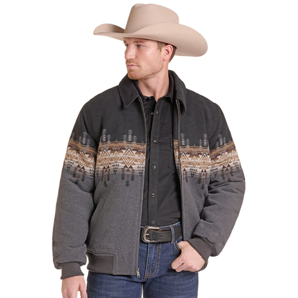 The "Out West Ridin" Bomber Jacket by Panhandle Slim