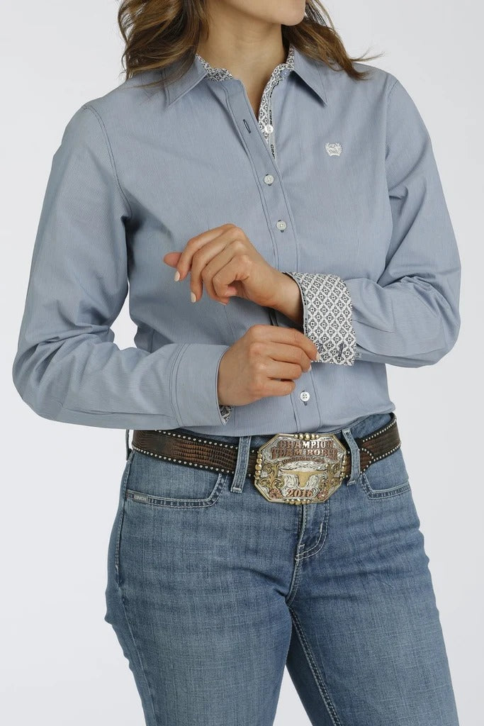 The Baby Blues Button Up Shirt by Cinch