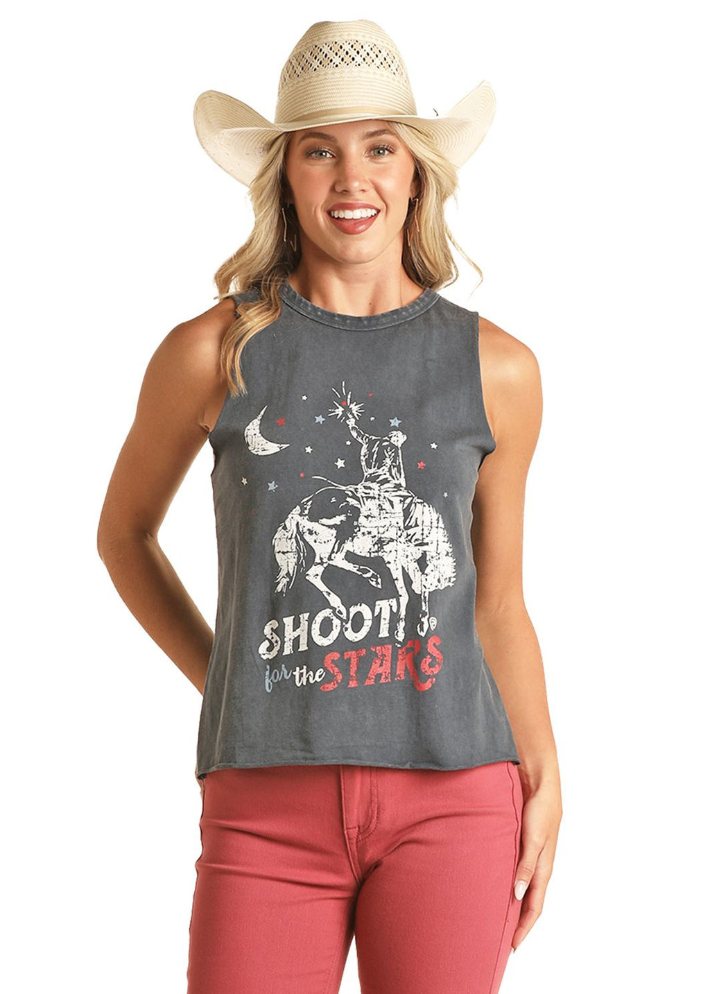 The Shoot For The Stars Tank Top by Rock & Roll Denim