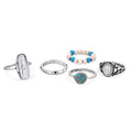 Ivory Skies Attitude 5 Ring Set by Montana Silversmiths