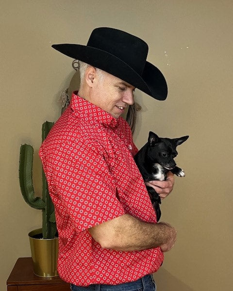 The Hotrod Short Sleeve Button Up Shirt by Cinch
