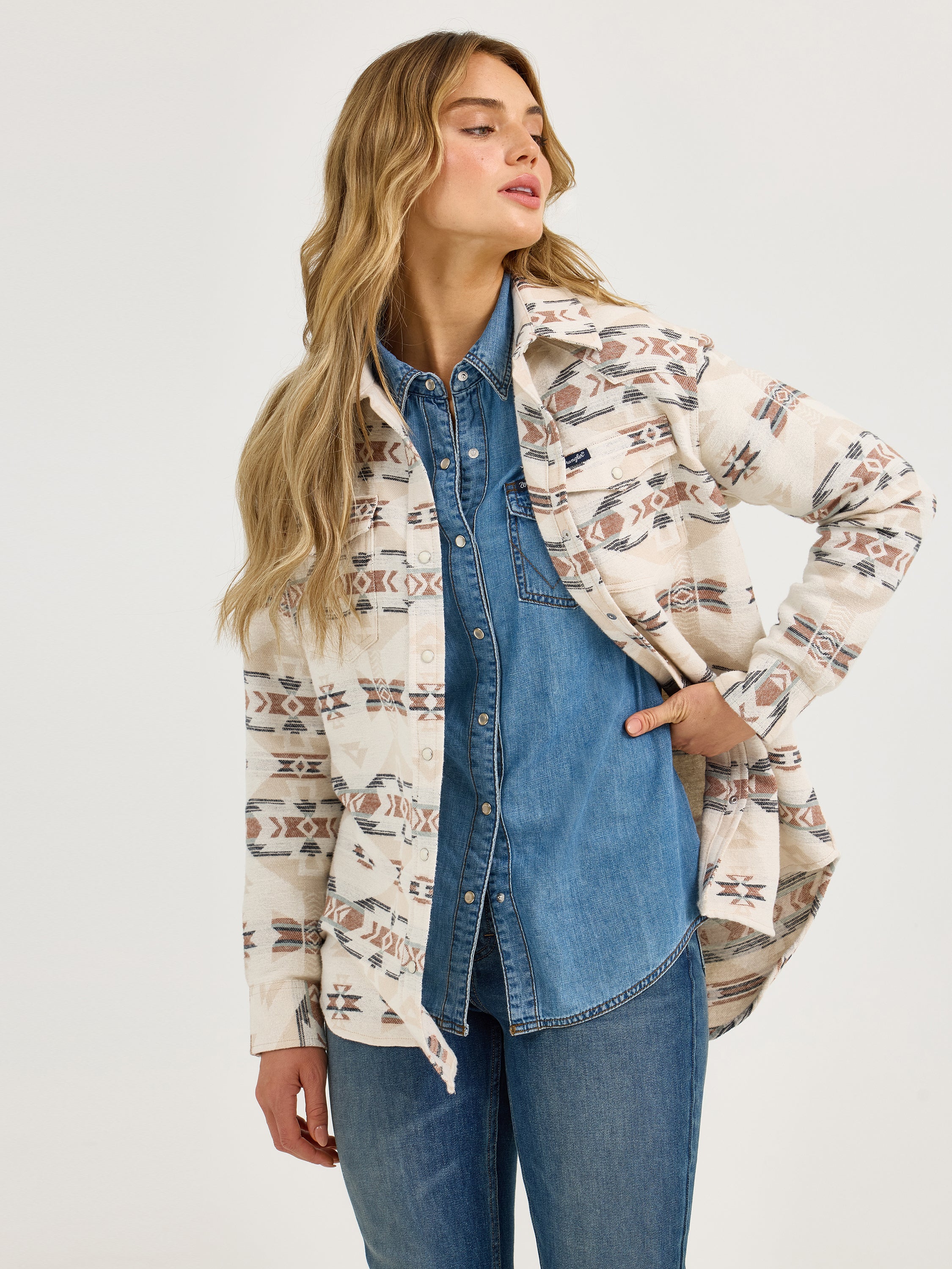 The Abilene Shacket by Wrangler