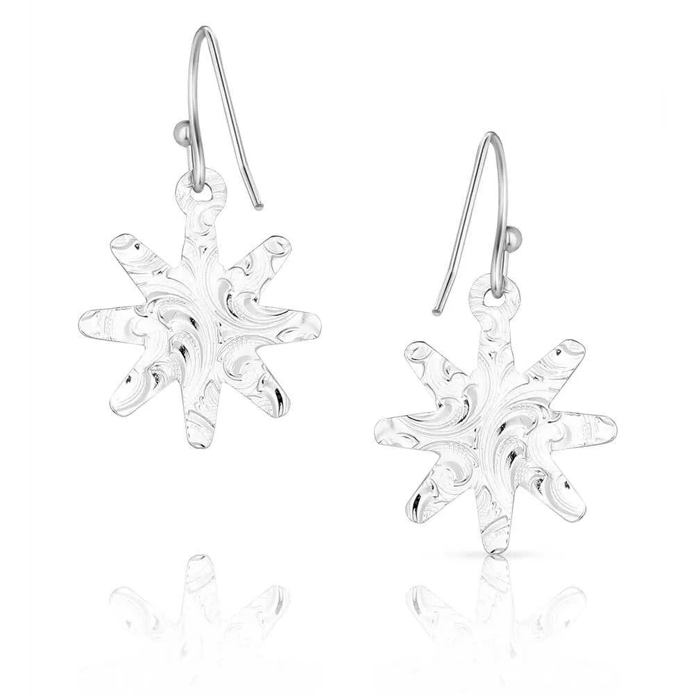 The Chiseled Spur Earrings by Montana Silversmiths