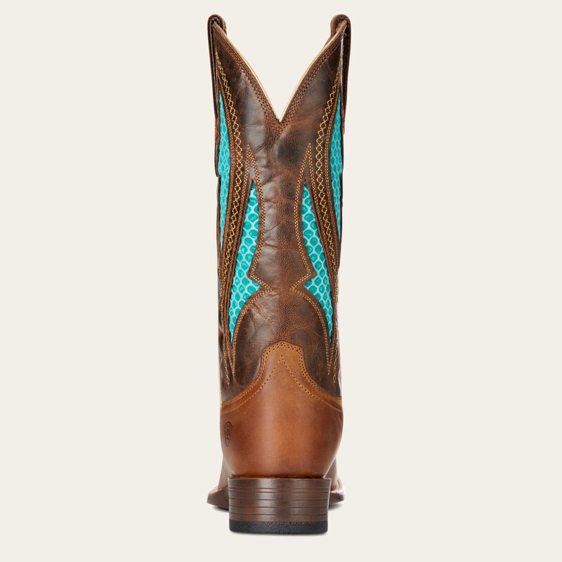 The VenTEK Ultra Western Boot in Turquoise Perfection By Ariat