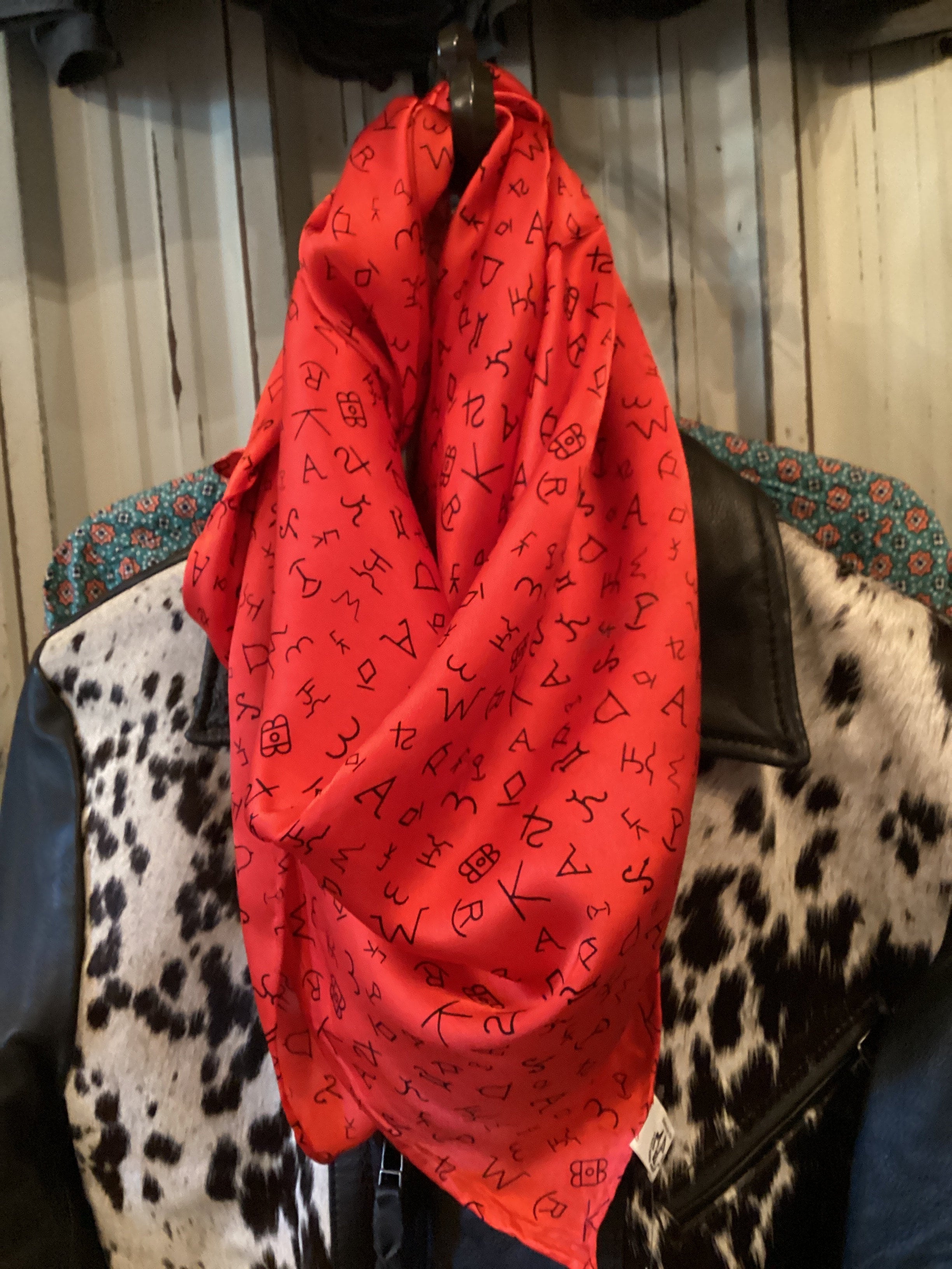 Red Hot Brands 100% Silk Wild Rag