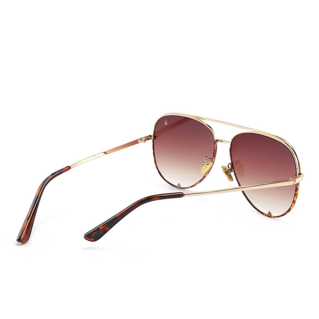 Hollywood Sunglasses in Brown by American Bonfire