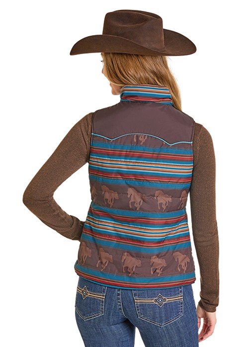 The Chocolate Horse Delight Vest by Panhandle Slim
