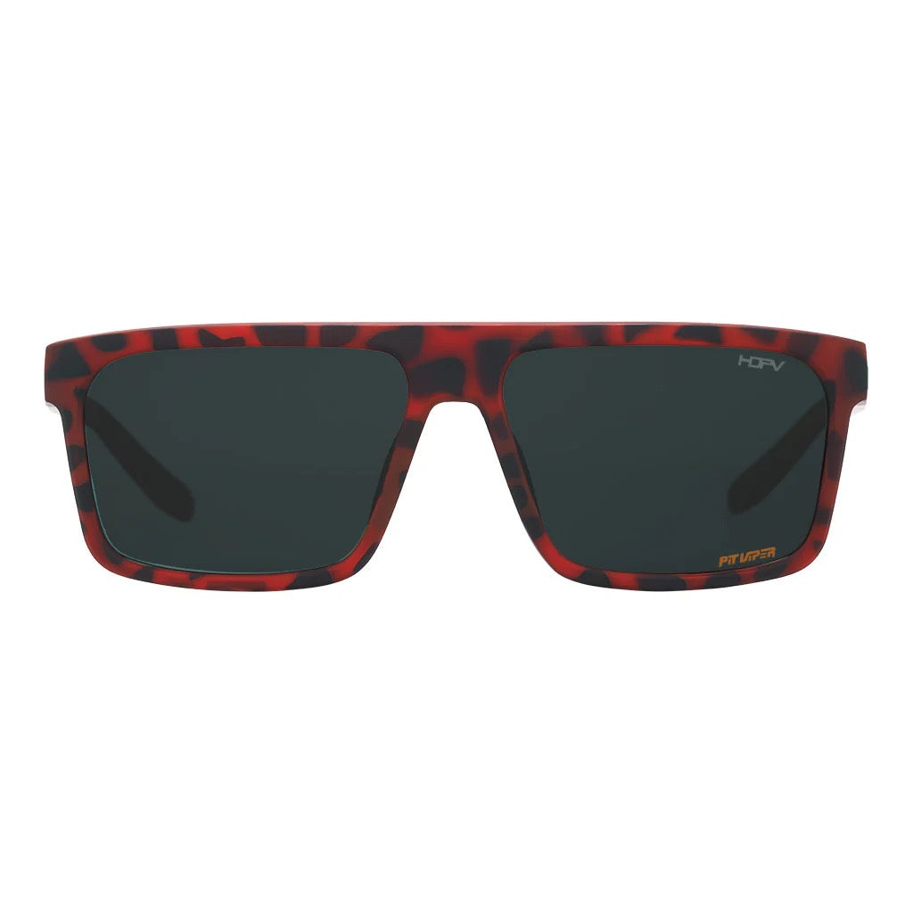 The Turboshaft Landlocked HDPV Polarized Smoke Sunglasses by Pit Viper
