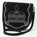 The Boot Stitch Cutie Purse in Licorice by American Darling (Large)