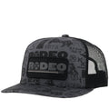 Rodeo Hat by Hooey in Grey/Black Rodeo Pattern