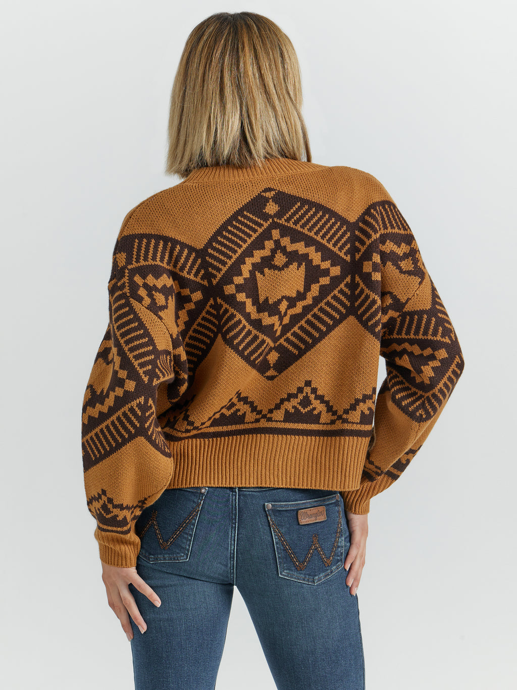 The Autumn Southwestern Sweater by Wrangler