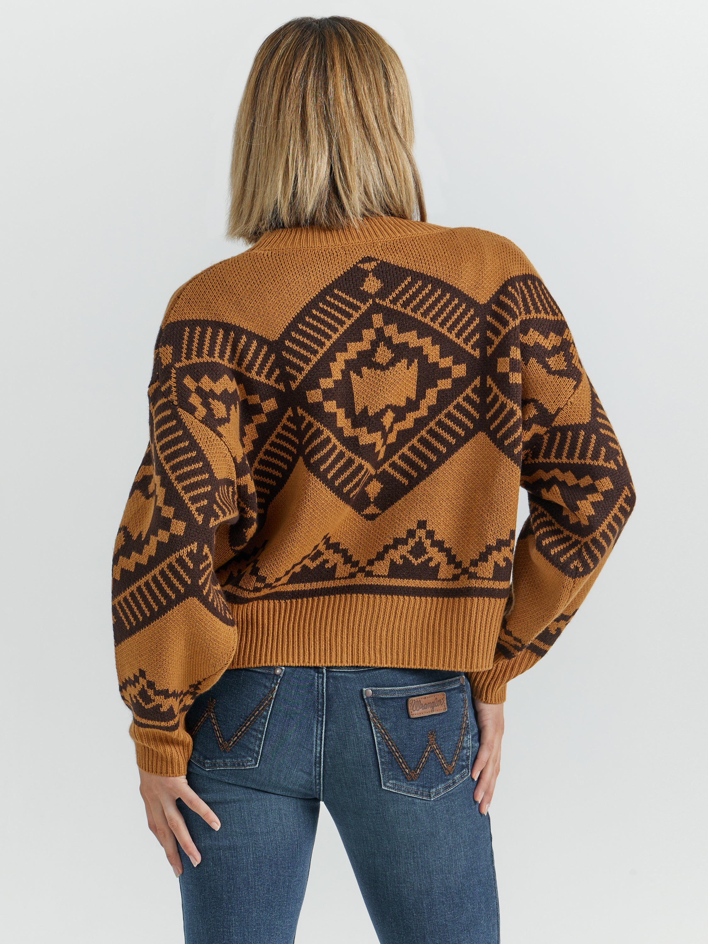 The Autumn Southwestern Sweater by Wrangler
