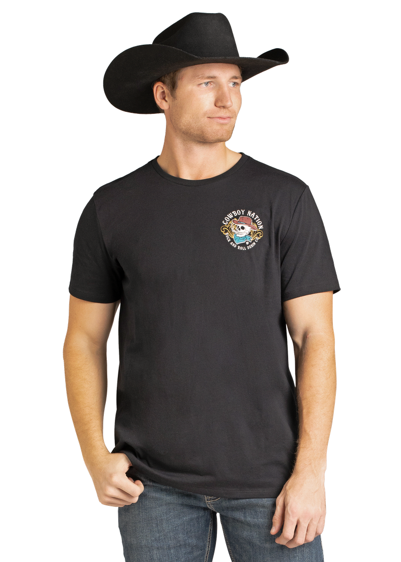 Cowboy Nation Skull Tee by Rock & Roll Denim