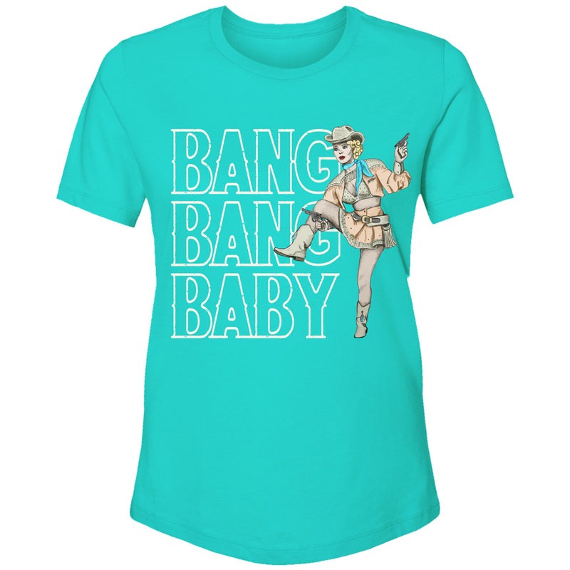 The Bang Bang Baby Tee by Hooey in Minty Mint